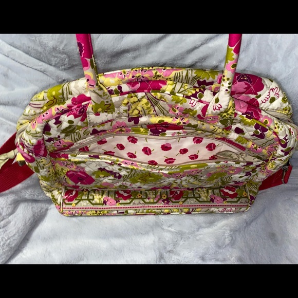 Vera Bradley Laptop bag tote, in Makes Me Blush. Excellent like new cond! - Picture 5 of 9